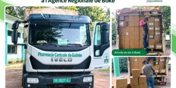 🇬🇳Guinée : La Pharmacie Centrale assure l’approvisionnement continu des structures sanitaires