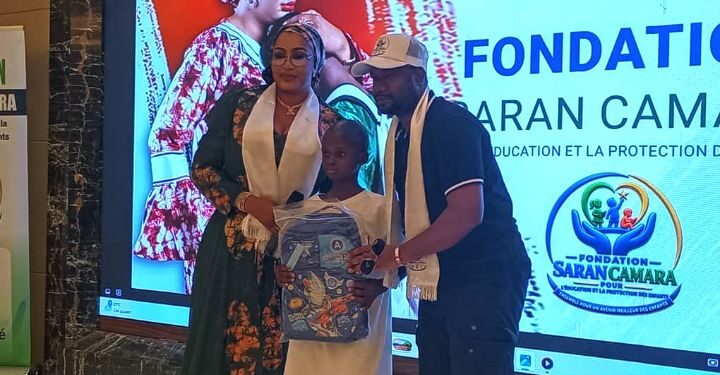 Protection des Enfants : La Fondation Saran Camara lance officiellement ses activités avec un don à 100 enfants
