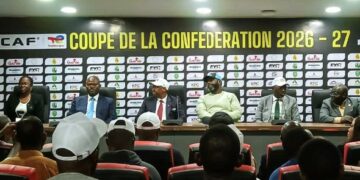 Homologation du Stade du 28 Septembre : Kerfalla Camara et le ministre Cellou Baldé affichent leur satisfaction après la revue technique de la CAF