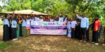 🇬🇳Boké : Une caravane pour la santé reproductive et l’allaitement maternel