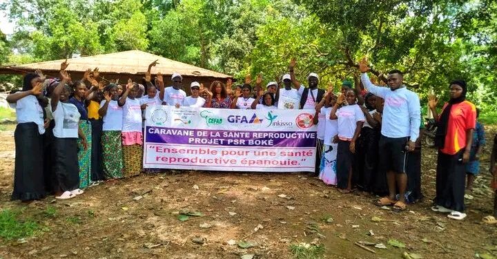 🇬🇳Boké : Une caravane pour la santé reproductive et l’allaitement maternel