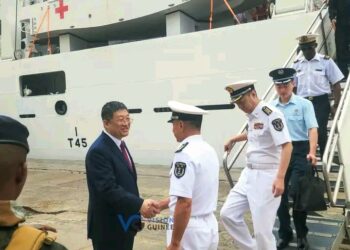 ️🇬🇳🇨🇳Conakry : Le navire-hôpital chinois « Auspicious Ark » ouvre sa campagne médicale