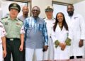 UNE DÉLÉGATION MÉDICALE DU NAVIRE-HÔPITAL MÉDICALE DU NAVIRE-HÔPITAL « Arche de bon augure » REÇUE À HASIGUI
